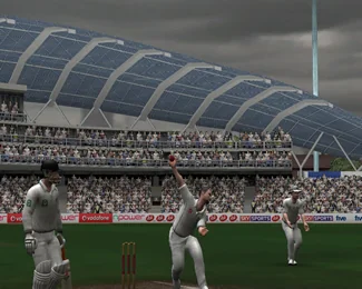 Cricket 07 Straight Drive Boundary Shot Down the Ground